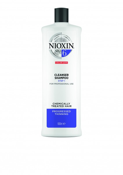 NIOXIN System 6 Cleanser Shampoo für chemisch behandeltes Haar 1000ml