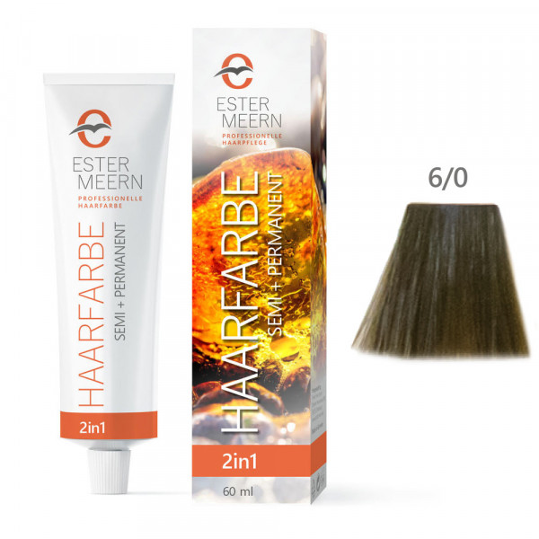 Ester Meern HAARFARBE semi + permanent 6/0 Dunkelblond 60 ml