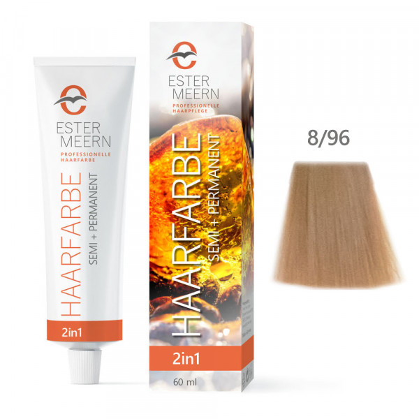 Ester Meern HAARFARBE semi + permanent 8/96 Hellblond Perl Violett 60 ml