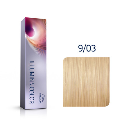 Wella Illumina Color 9/03 lichtblond natur-gold 60ml