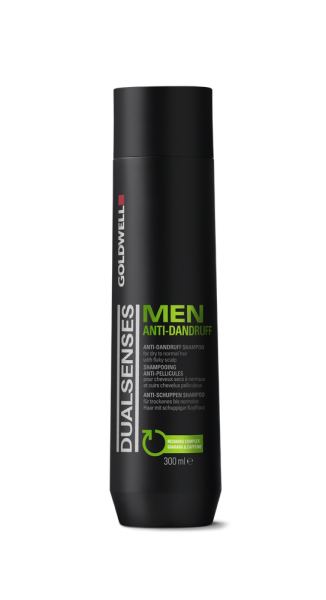 DUALSENSES Men Anti Dandruff Shampoo, 300 ml