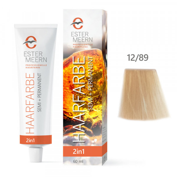 Ester Meern HAARFARBE semi + permanent 12/89 Ultra-Lichtblond Perl Violett 60 ml