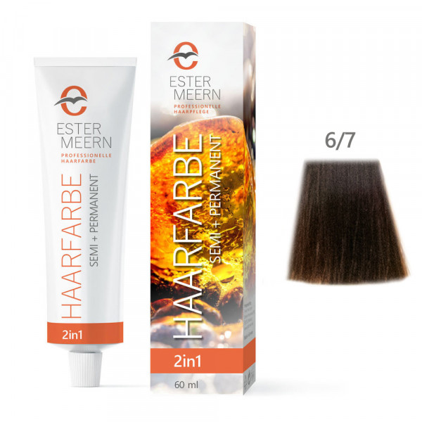 Ester Meern HAARFARBE semi + permanent 6/7 Dunkelblond Braun 60 ml