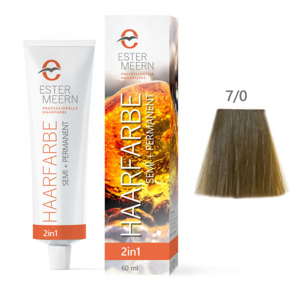 Ester Meern HAARFARBE semi + permanent 7/0 Mittelblond 60 ml