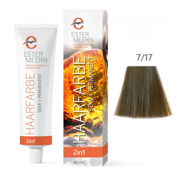 Ester Meern HAARFARBE semi + permanent 7/11 Mittelblond Asch Intensiv 60 ml