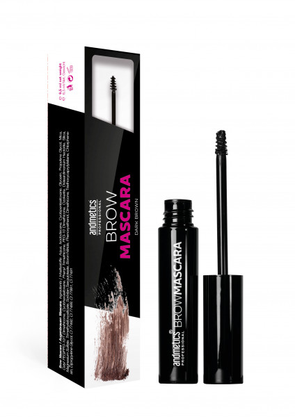 andmetics Brow Mascara Dark Brown 6,5 ml