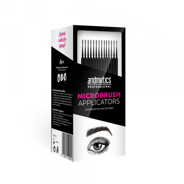 andmetics Microbrush Professional 100 Stück