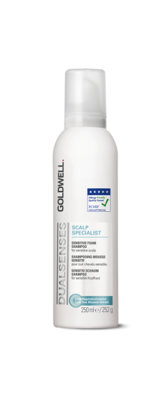 DUALSENSES Scalp Specialist Sensitive Foam Shampoo, 250 ml