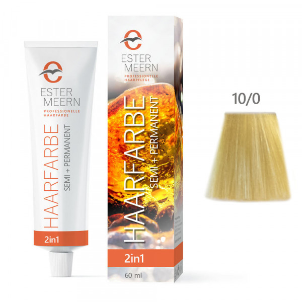 Ester Meern HAARFARBE semi + permanent 10/0 Hell-Lichtblond 60 ml