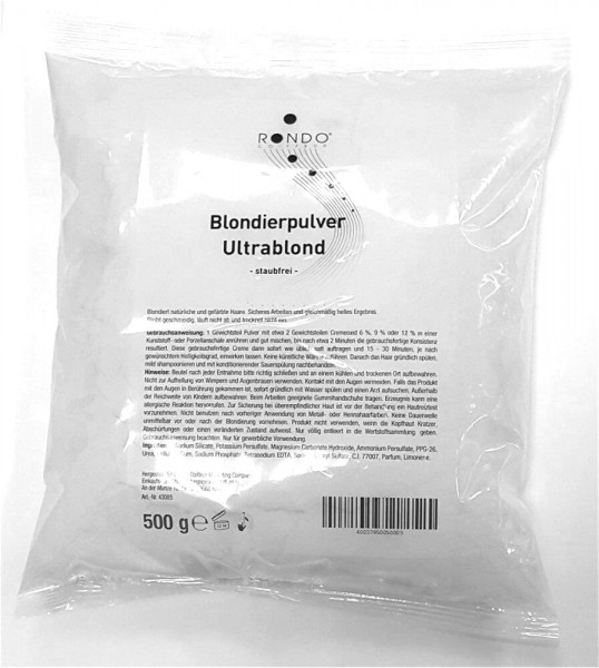 Rondo Blondierpulver Beutel ohne Duft 500g