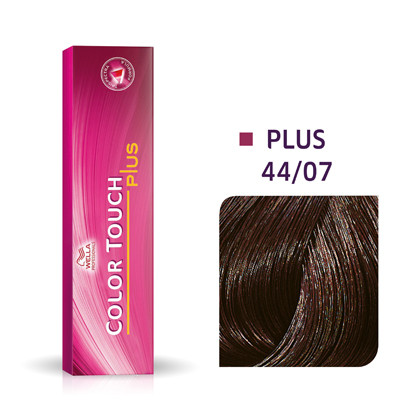 Wella Color Touch Plus 44/07 mittelbraun intensiv natur-braun 60ml